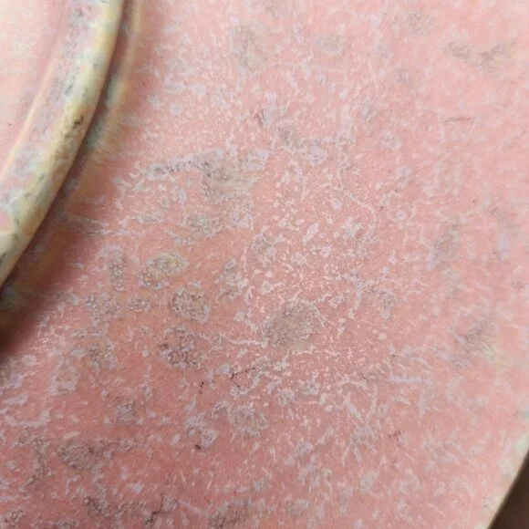 Roseville American Art Pottery Vintage Deco Pink Cremona Shallow Oval Bowl 1928 - Picture 8 of 8